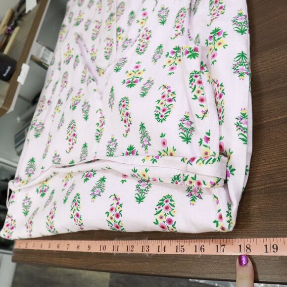 Ann Taylor Linen Sheath Dress Womens 4 Pink Twee Feminine Romantic Bloomcore - Picture 16 of 16